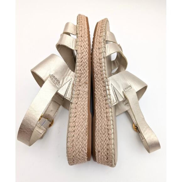 Cole Haan Cloudfeel Tilden Ankle Strap Sandal Women's Gold Size US8B EU38.5 - Picture 6 of 11